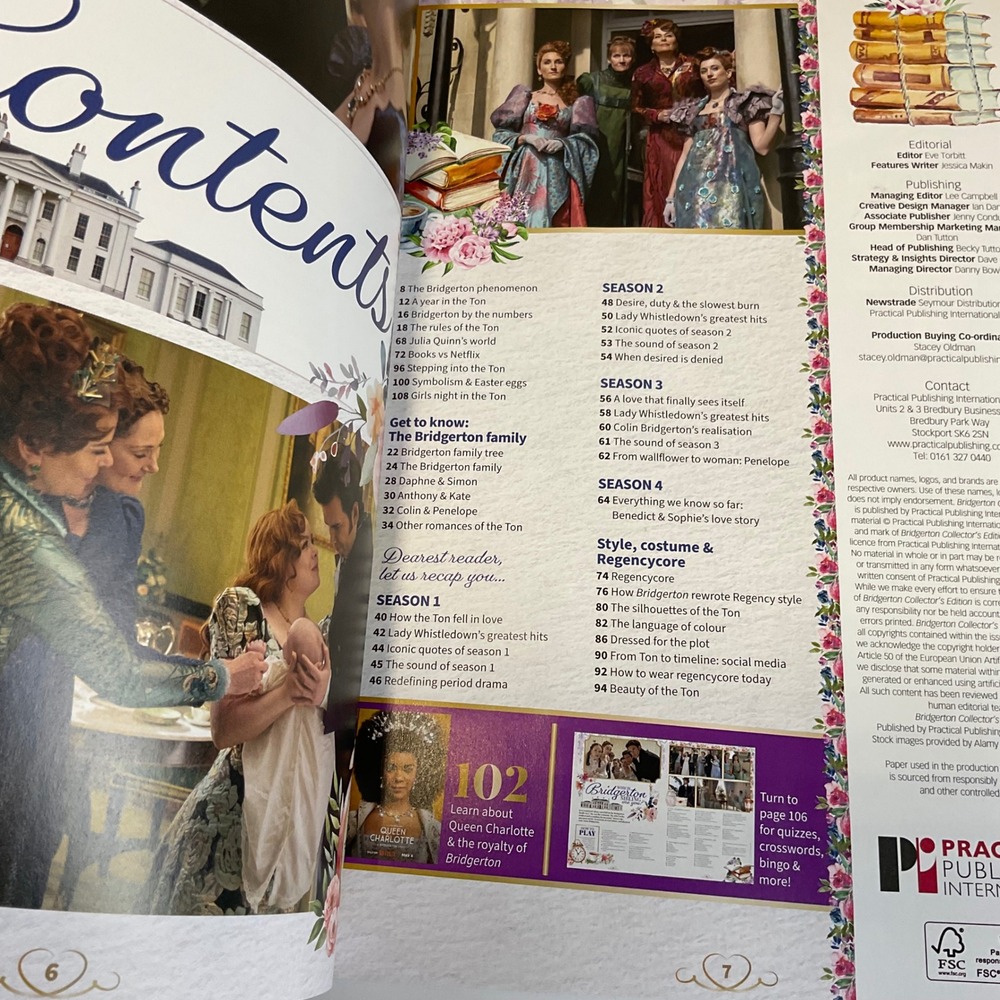 Bridgerton Collector's Edition Magazine Season 4 Trend Spotlight Series Recap - Picture 4 of 4